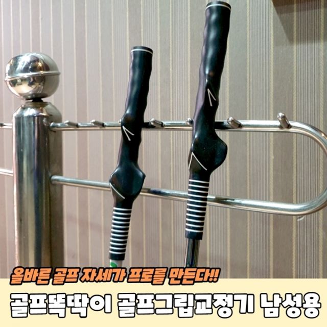 골프똑딱이 골프그립기 남성용