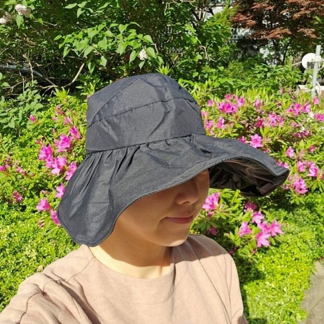 여성용 골프 모자 접이식 선캡 여름