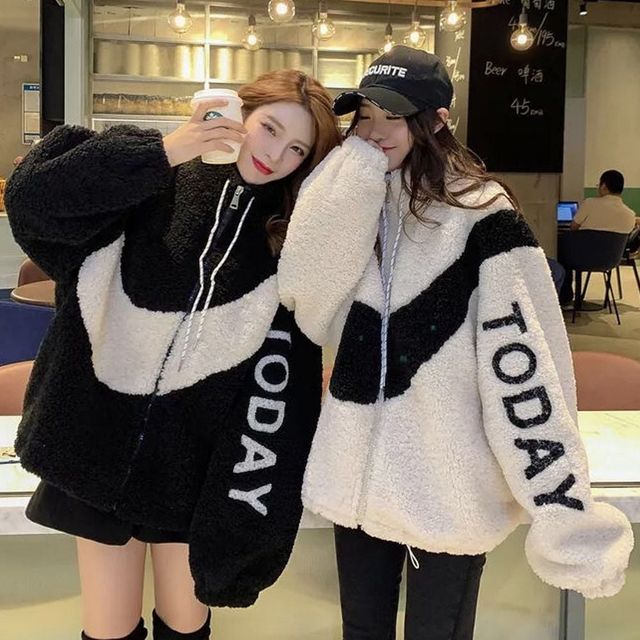 네켈드 양털 집업 점퍼 겨울 데일리 가벼운
