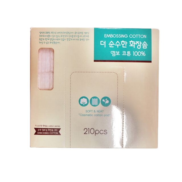더순수한 화장솜 210P 대용량화장솜 페이스클렌징솜