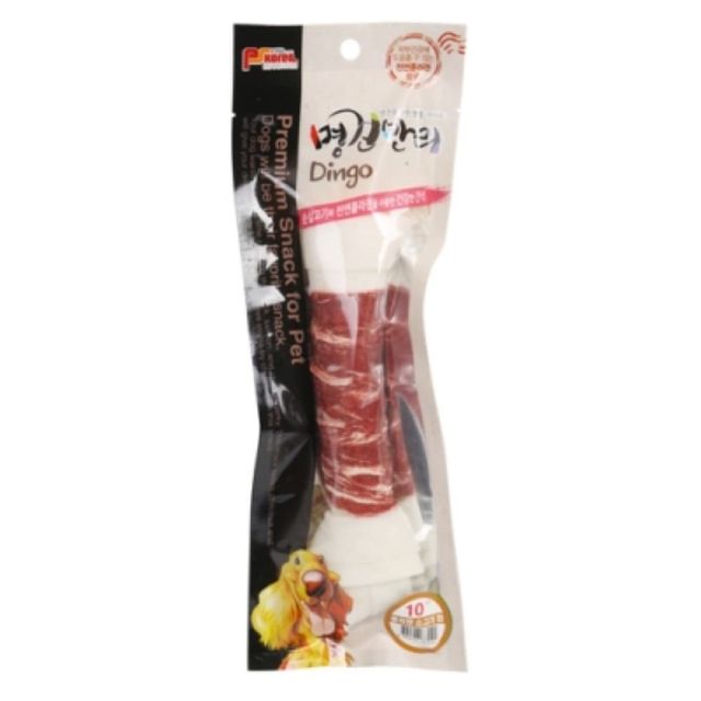명견만리 콜라겐 껌말이 소고기 10인치 - 강아지 관절 건강 간식