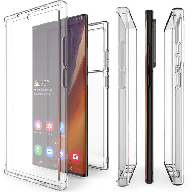 아이폰15플러스 풀커버 양면 젤하드 케이스 S918