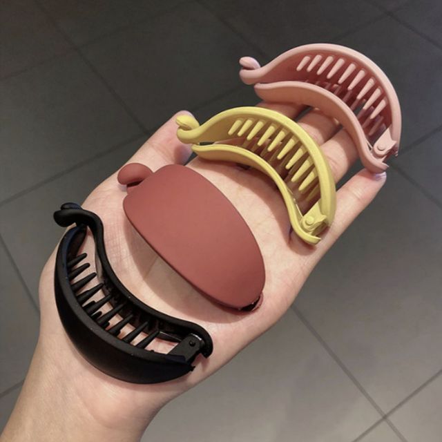 바나나핀 헤어핀 머리핀 대왕 집게핀 올림머리 반묶음