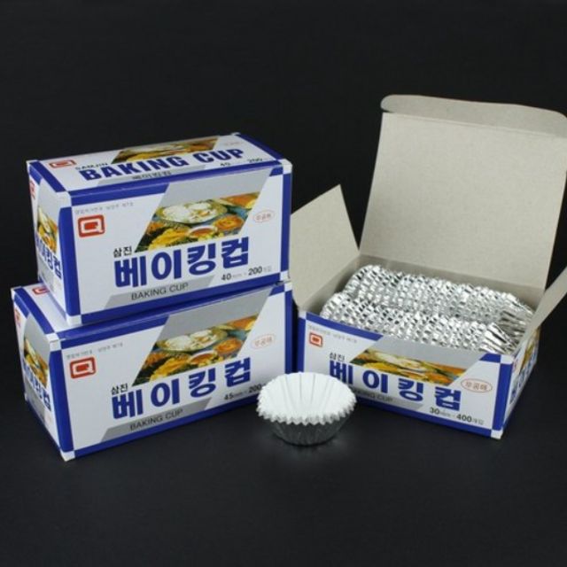 삼진 베이킹컵 은박컵 70파이 1박스 50각 10000개