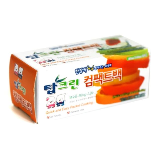 탑크린 비닐팩 25x35cm 일회용 위생봉투 30매