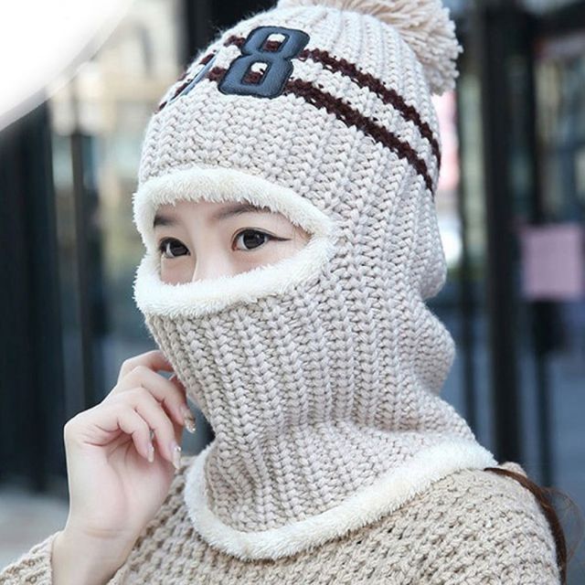 방한 털모자 넥워머 마스크 겨울 비니 군밤모자 귀도리 방풍 안면 보드 라이딩용 모자