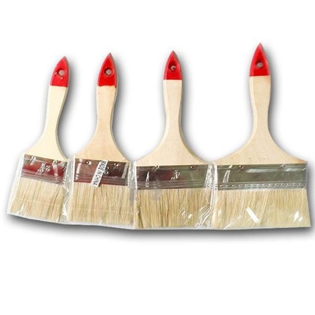 4인치 페인트붓 보수용 실내외 인테리어 칠하기 도구