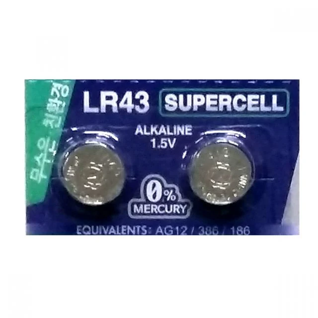 건전지 알카라인 전지 배터리 무수은 1.5V 슈퍼셀 100알