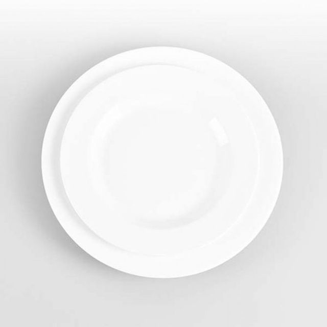 접시 도자기 원형 양식기 카페 스프 9인치