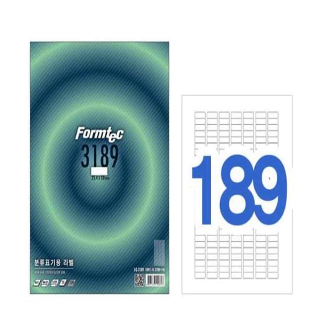 바코드라벨 20매 LQ-3189 라벨지 도서라벨지 스티커라벨 바코드스티커