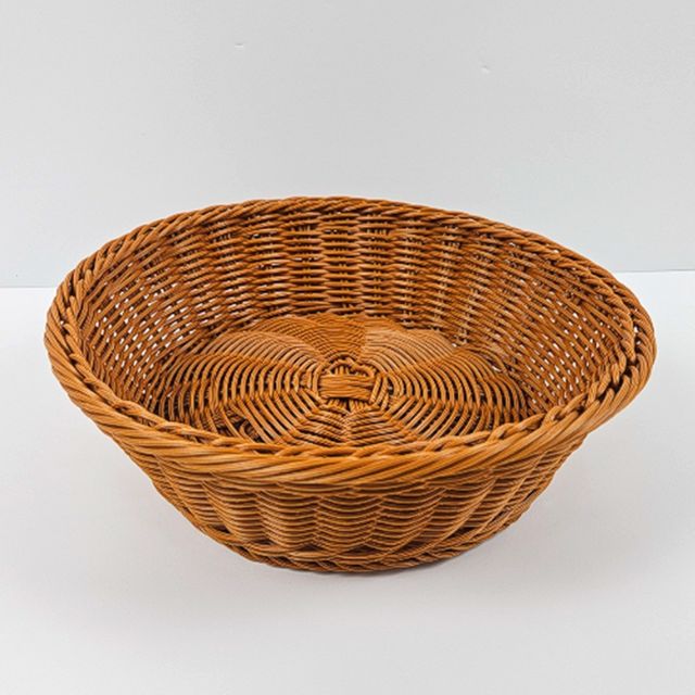 원형 등나무트레이 30CM 소 등채반 - 업소용 진열 간식 서빙 바구니