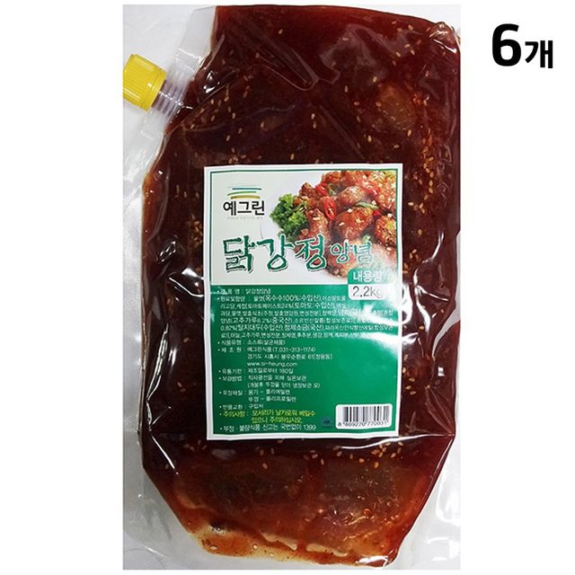 닭강정소스(예그린 2.2K)X6 대용량 업소용