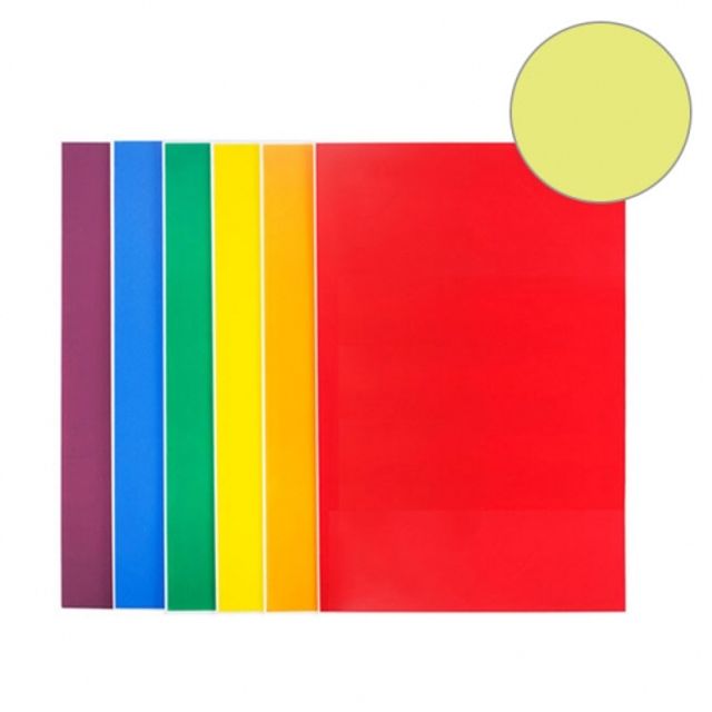 현진 단면칼라보드롱 우드락 미니 MCB-54 어린잎색 290x440mm
