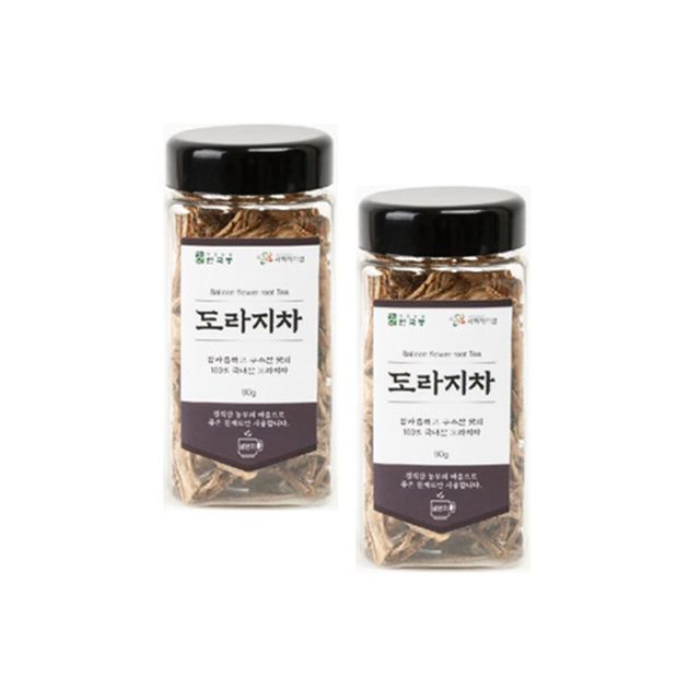 국내산 도라지차 240g (80gX3개 PET병) - 목 건강 진정 차