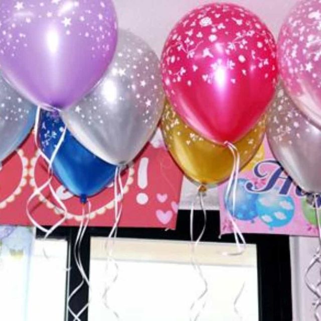 네오30cm펄벌인쇄풍선100개 거실벽장식 생일파티용품