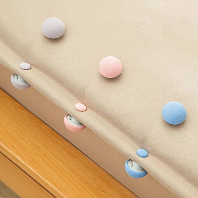 패브릭 이불 고정핀 전기장판 침대 시트 밴드 클립 6P