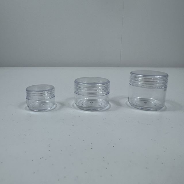 휴대용 화장품 투명 크림 공병
