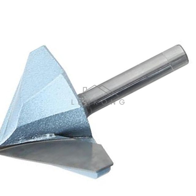충전트리머 목공트리머 루터비트 트리머비트 삼각 D40-25L 생크 6 1EA