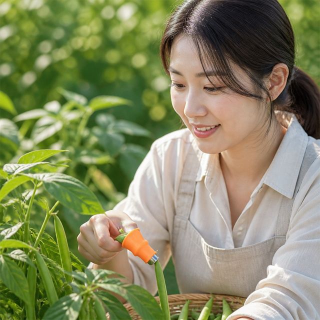 수확용 엄지손가락 골무 원예용 채소 따기 팜 칼