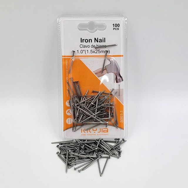 25mm 강철 쇠 못(100 PCS) G
