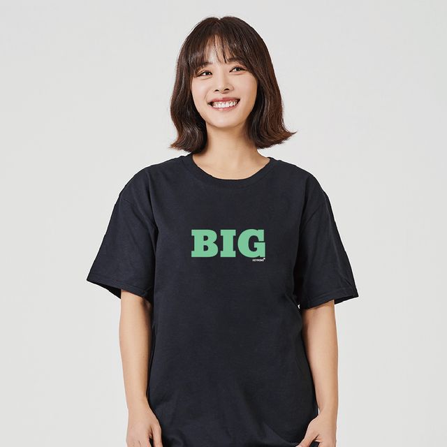 키밍 big 반팔흰티 반팔면티셔츠 그래픽반팔