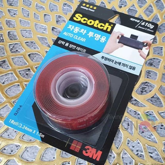 24mm 강력 자동차 투명 폼양면테이프 강력양면테이프 폼테이프 공업용양면테이프 강력테이프 산업용테이프