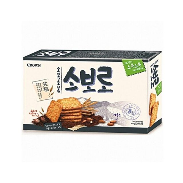 크라운 소복소복 소보로 대 240g (10개입)