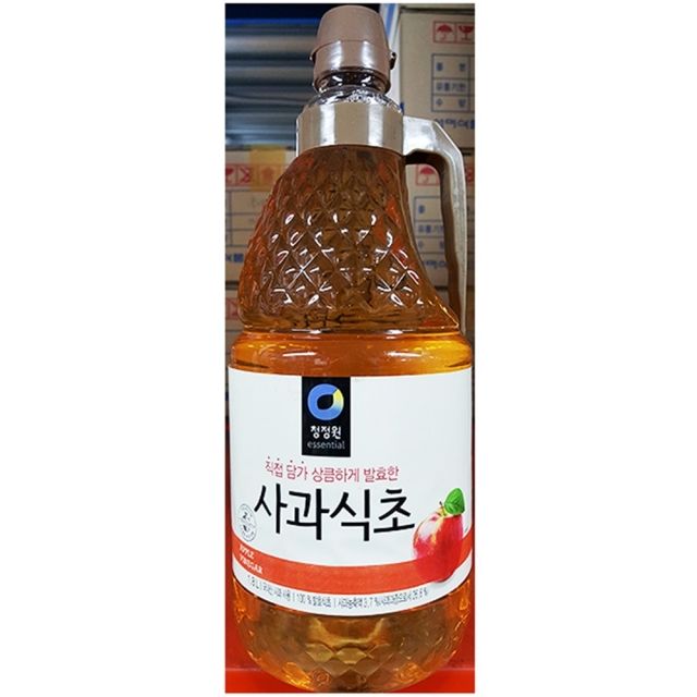 대상 사과식초 1.8L 6개 세트 - 가정용 대용량 식초