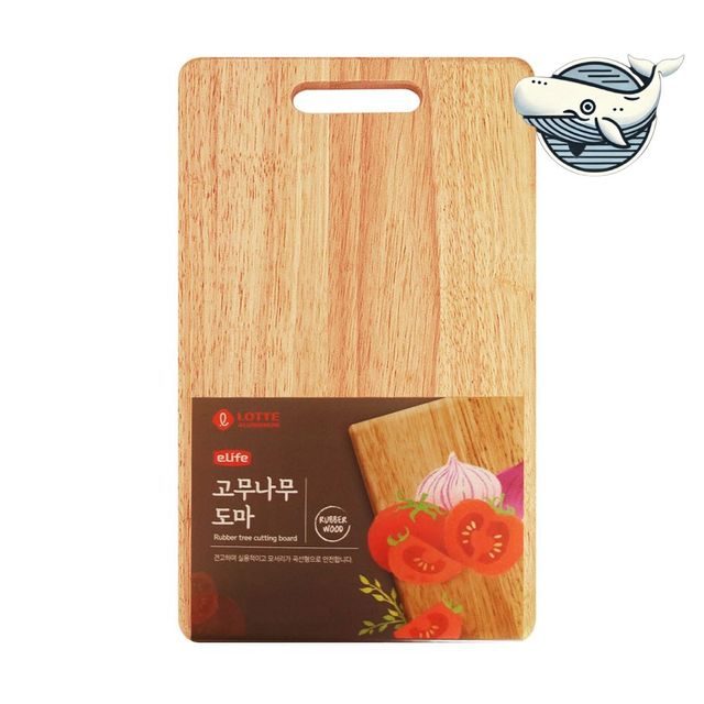 실용성 높고 우아한 고무나무 도마 소형 주방