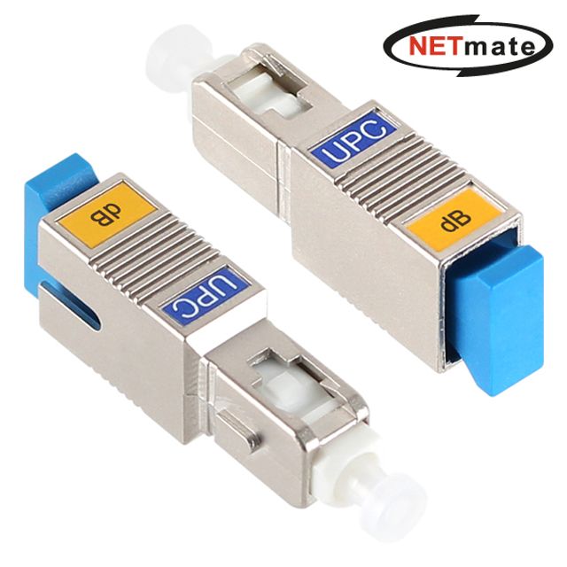 Netmate 국산 SC/UPC 싱글모드 광 감쇠기(1개입/8dB)