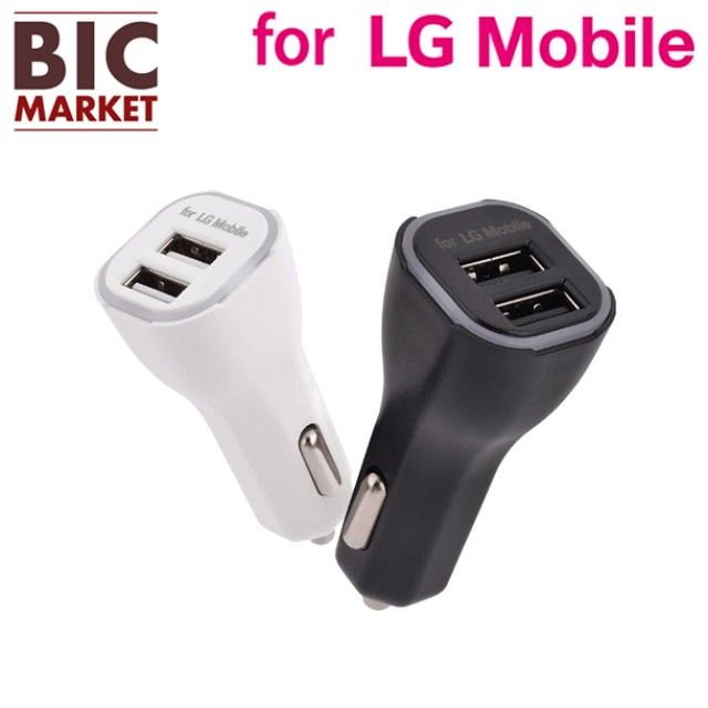 For LG모바일 3.1A USB 2구 듀얼 차량용 충전기