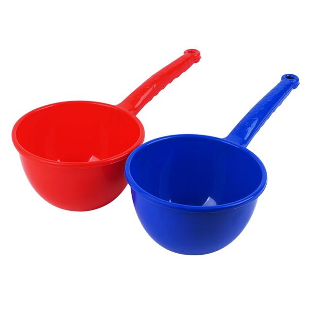다용도 손잡이 물바가지 - 목욕 약수터 대용량 자루 바가지