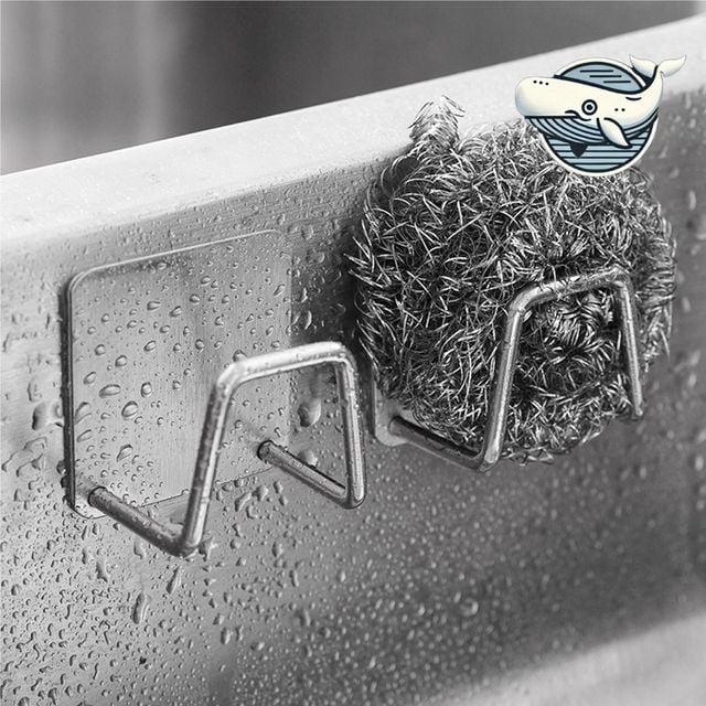 주방 용품 싱크대 세척 스크러버 홀더 스텐