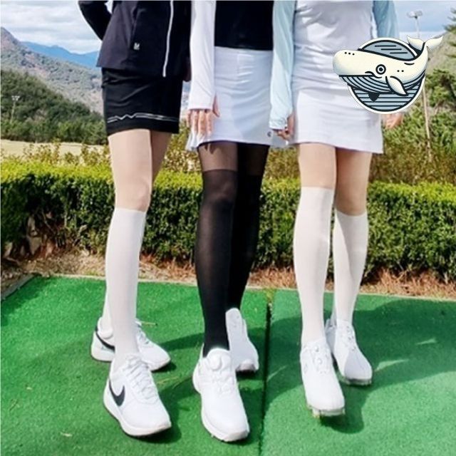 팬티스타킹 골프용 자외선차단 투톤 스타킹