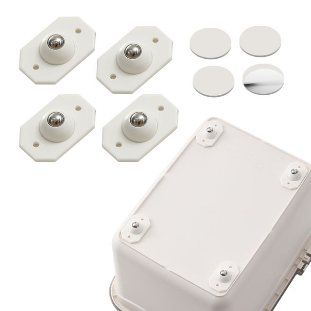 WL 장만A683 붙이는 미니롤러 볼바퀴 4P DIY 이동가구 만들기 이동화분 대차바퀴