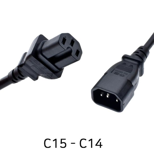 IEC320 C14-C15 파워케이블 1.5sq 2M 전원케이블 PDU