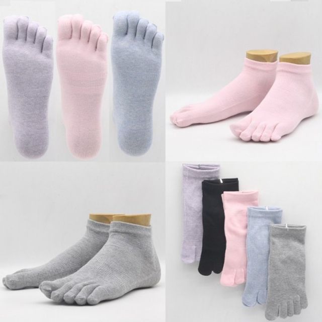 여성 미니 양말 5켤레 발가락 발목 일상