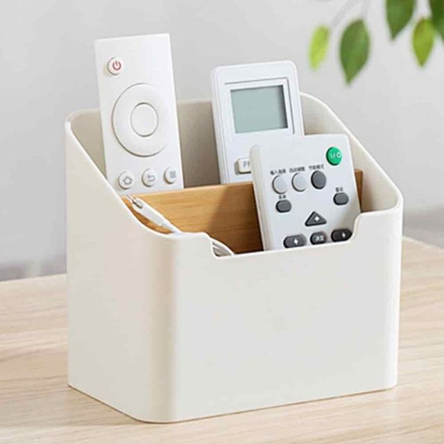 리모컨수납함 핸드폰거치대 리모콘보관함 소품수납함 연필꽂이