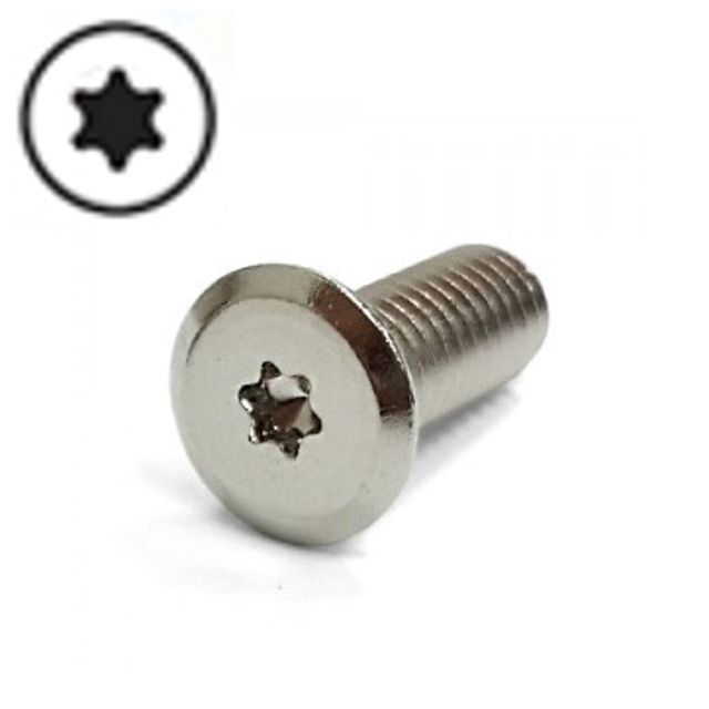 특수볼트 초납작별렌치 철니켈도금 M5x16mm 200개