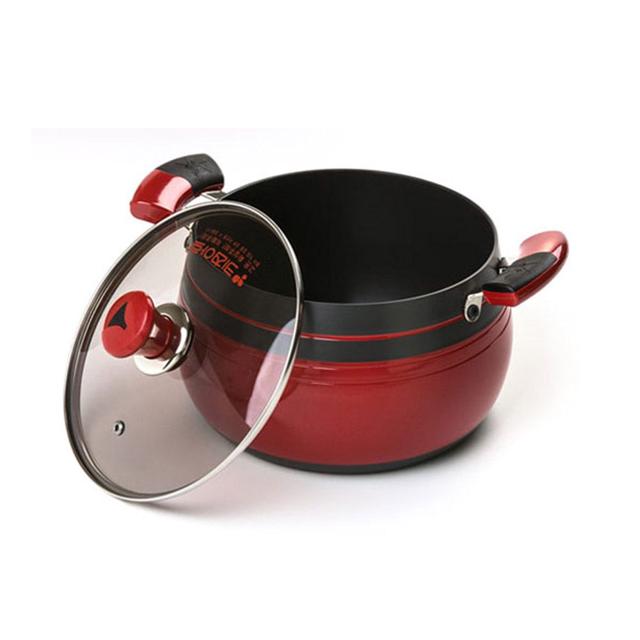 국산 키친아트 게르마늄 곰솥 28cm 범랑코팅 원적외선
