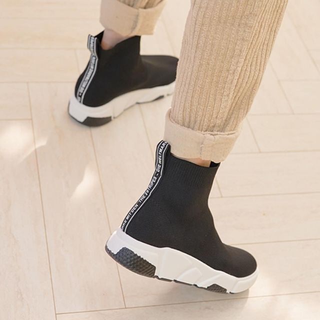 미들힐 부츠 봄여자신발 첼시부츠 가을 여성화 힐