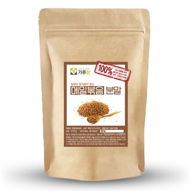 가루랑 순수 국산 메밀(볶음)분말 선식 200g