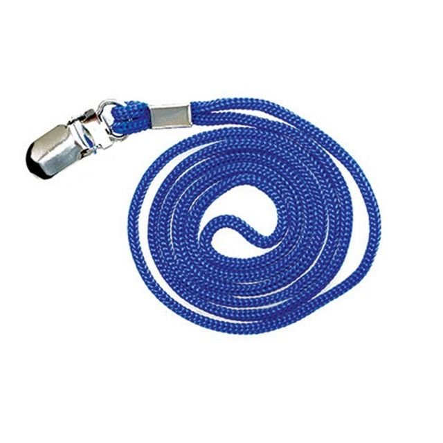 명찰목걸이줄 파랑 M0033 420mm 50개입 내구성 폴리에스터