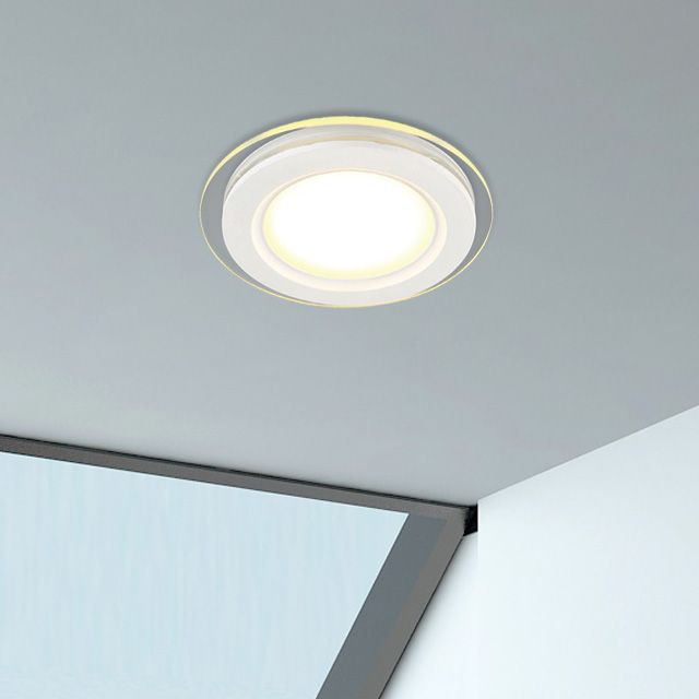 LED 다운라이트 3in 5W (유리테두리)
