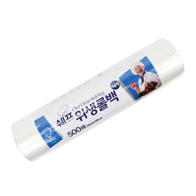 대형 롤 비닐팩 위생봉투 500매 주방용