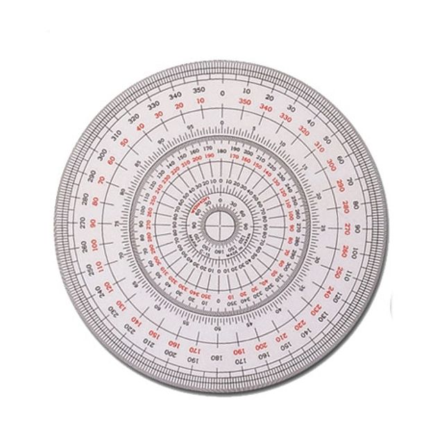 혜명몰 아톰 전원분도기 360도 15CM PRO-150 - 개 (1개입) 제도용품 정밀각도기 각도측정기 원형각도기 투