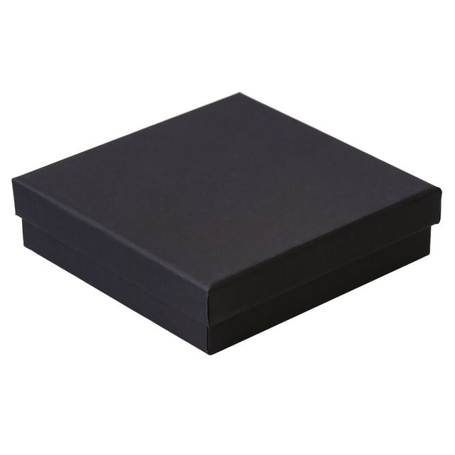 주얼리 수납함 블랙 컬러 13cm 정사각형 박스