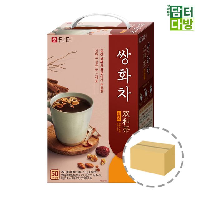 담터 쌍화차 50스틱 1BOX - 전통 한방차 피로 회복 및 면역력 지원