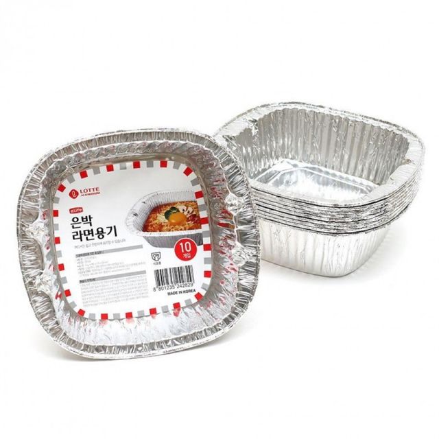 일회용 냄비 용기 즉석 라면 용기 10개