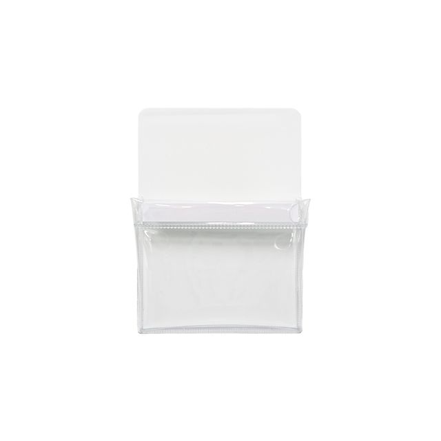 냉장고 자석 투명 월포켓 수납함 12x16.5cm